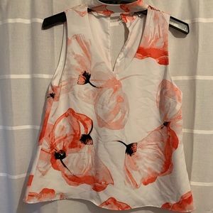 High neck flowy tank